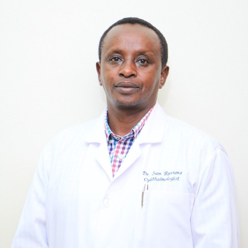 Dr. Sam Ruvuma cordnator Undergrad Vitreo-Retinal surgeon